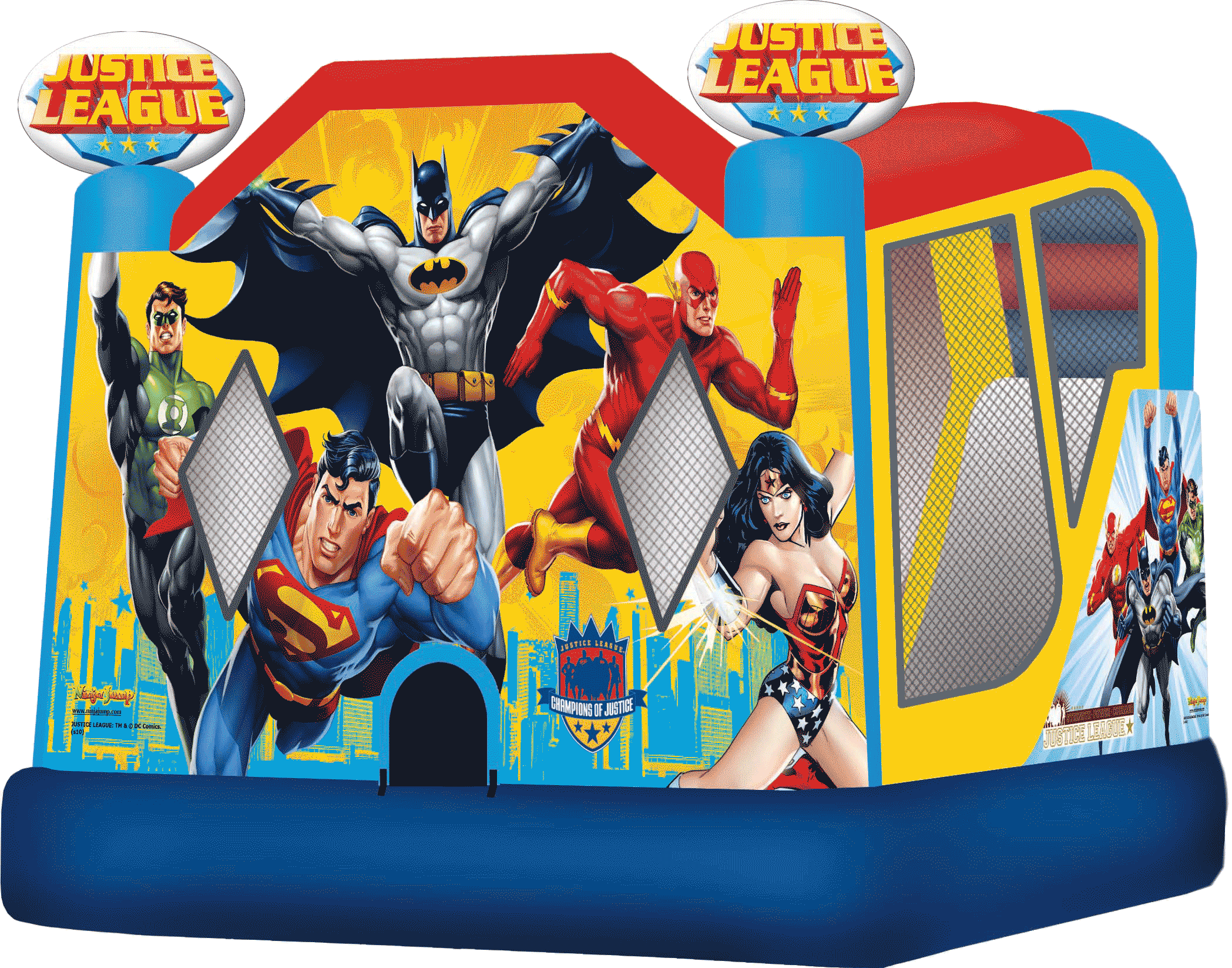 Justice League Bounce Slide Combo